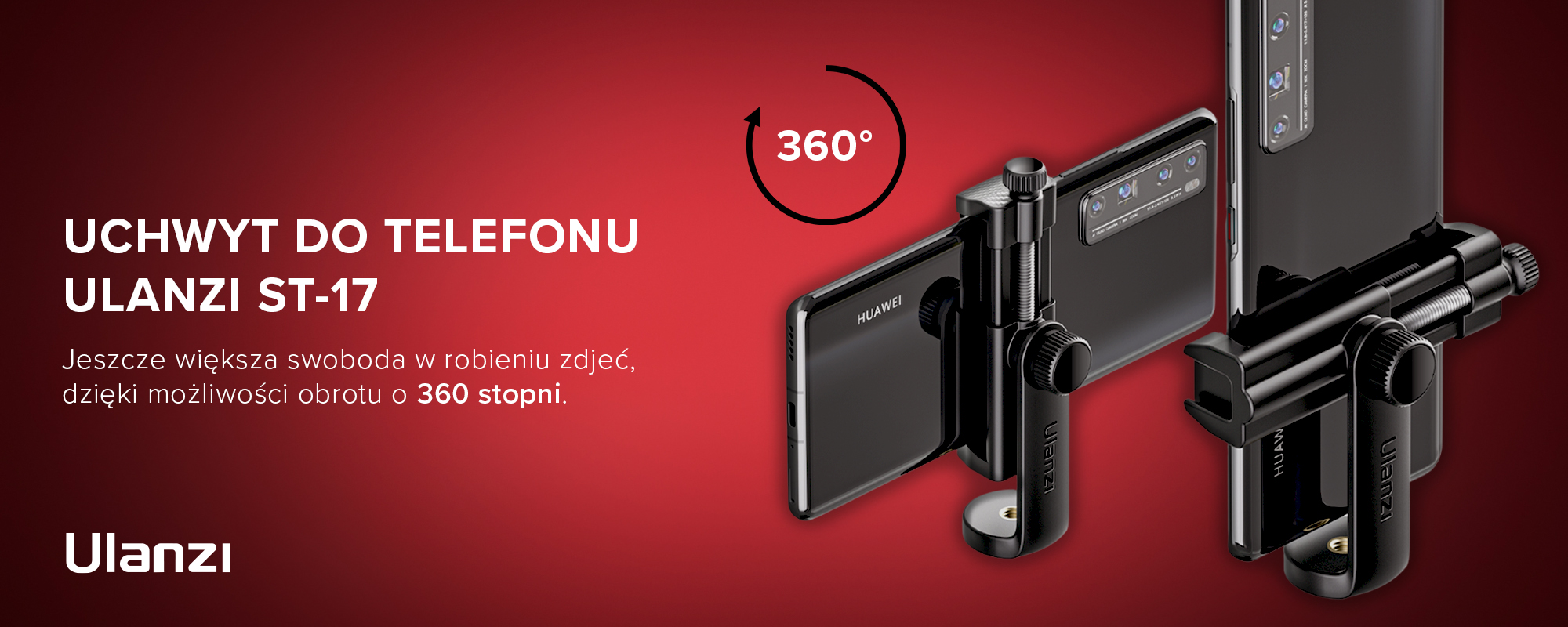 Uchwyt do telefonu Ulanzi ST-17 - czarny